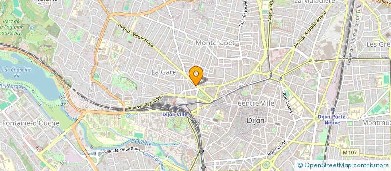 localisation de l'entreprise MADAME MATHILDE BARBIER à DIJON