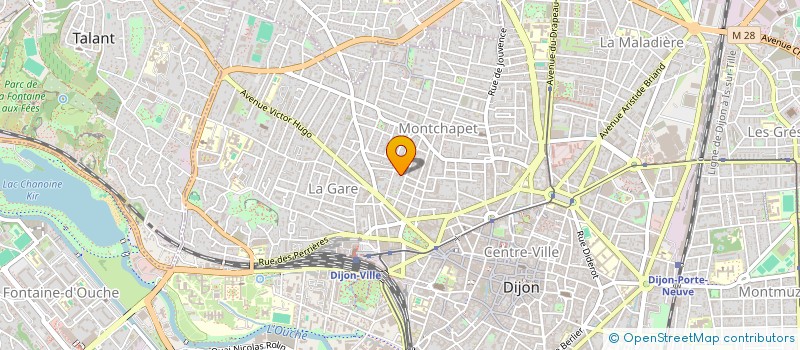 localisation de l'entreprise MADAME MATHILDE BARRAL  DIJON