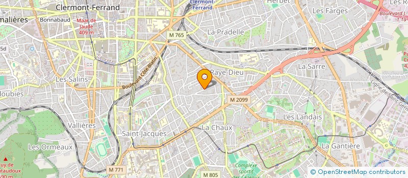 localisation de l'entreprise MADAME MATHILDE BARTHEZ  CLERMONT-FERRAND