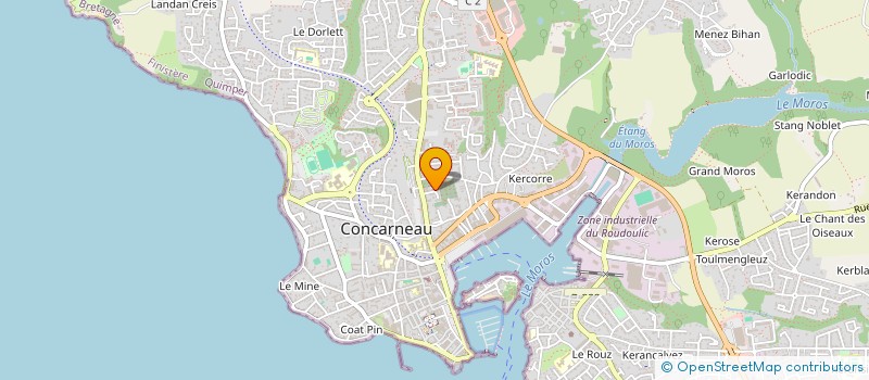 localisation de l'entreprise MADAME MATHILDE BARZIC à CONCARNEAU