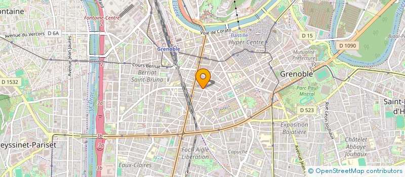 localisation de l'entreprise MADAME MATHILDE BAZIN à GRENOBLE