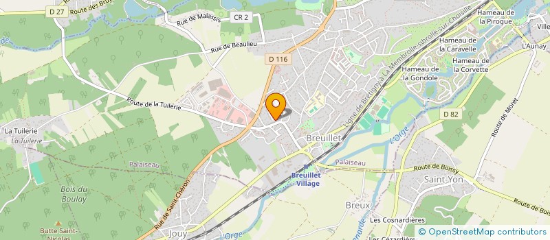 localisation de l'entreprise MADAME MATHILDE BEAL  BREUILLET