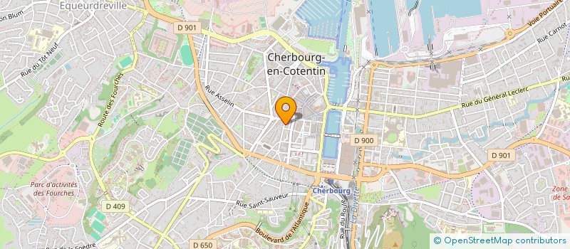 localisation de l'entreprise MADAME MATHILDE BEAURUEL  CHERBOURG-EN-COTENTIN