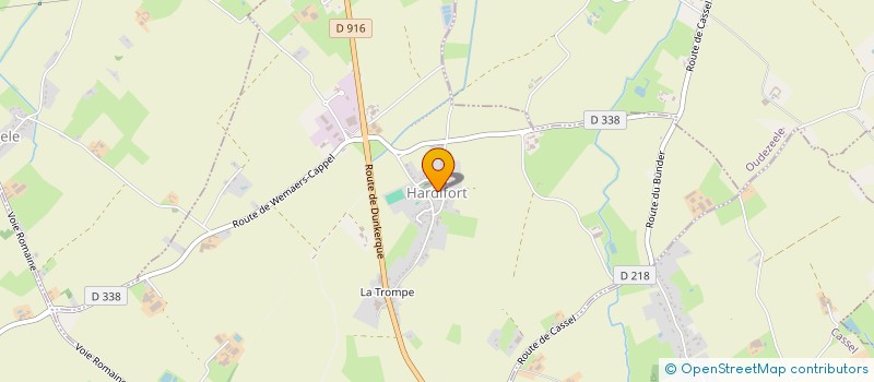 localisation de l'entreprise MADAME MATHILDE BEAUSSART  HARDIFORT