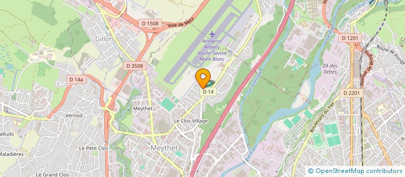 localisation de l'entreprise MADAME MATHILDE BECMANN à ANNECY