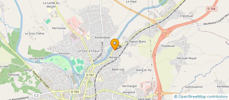 localisation de l'entreprise MADAME MATHILDE BEIN  PONTIVY