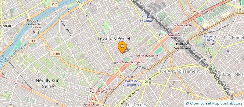 localisation de l'entreprise MADAME MATHILDE BELY à LEVALLOIS-PERRET