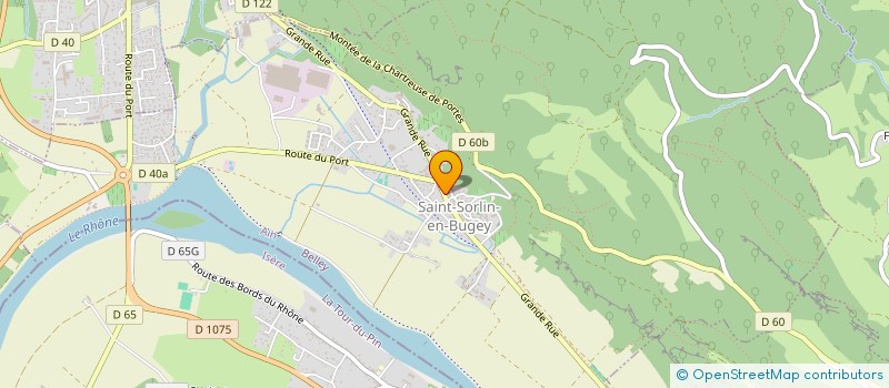 localisation de l'entreprise MADAME MATHILDE BENECH  SAINT-SORLIN-EN-BUGEY