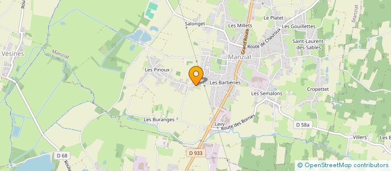 localisation de l'entreprise MADAME MATHILDE BENOIT à MANZIAT