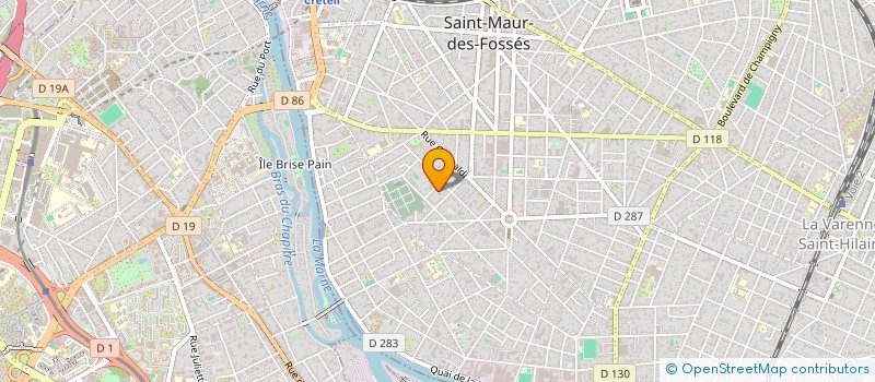 localisation de l'entreprise MADAME MATHILDE BENVENUTI à SAINT-MAUR-DES-FOSSES