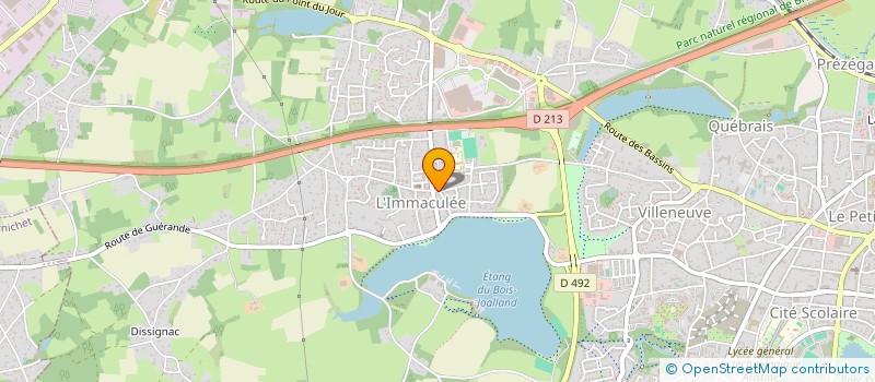 localisation de l'entreprise MADAME MATHILDE BERGER  SAINT-NAZAIRE