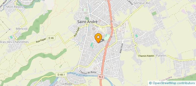 localisation de l'entreprise MADAME MATHILDE BERNARD à SAINT-ANDRE