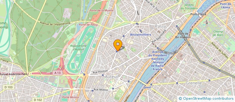 localisation de l'entreprise MADAME MATHILDE BERNARD  PARIS