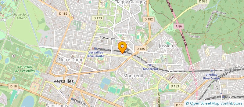 localisation de l'entreprise MADAME MATHILDE BERNARD DE MONTESSUS à VERSAILLES
