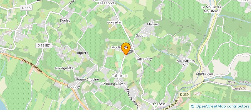 localisation de l'entreprise MADAME MATHILDE BERNIER  MORLAAS