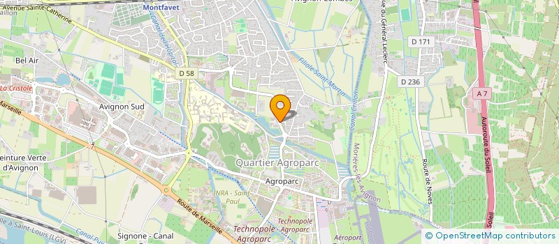 localisation de l'entreprise MADAME MATHILDE BERNIGAUD  AVIGNON