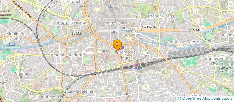 localisation de l'entreprise MADAME MATHILDE BERRANGER  RENNES