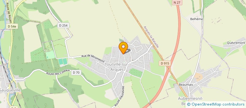 localisation de l'entreprise MADAME MATHILDE BERRUBE  TOURVILLE-SUR-ARQUES