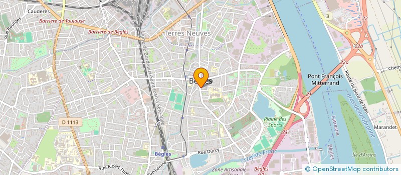localisation de l'entreprise MADAME MATHILDE BERTAUX à BEGLES