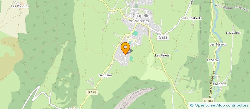 localisation de l'entreprise MADAME MATHILDE BERTRAND  SAINT-MARTIN-EN-VERCORS