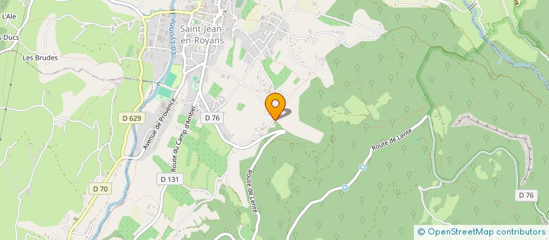 localisation de l'entreprise MADAME MATHILDE BERTRAND-COHARD à SAINT-JEAN-EN-ROYANS