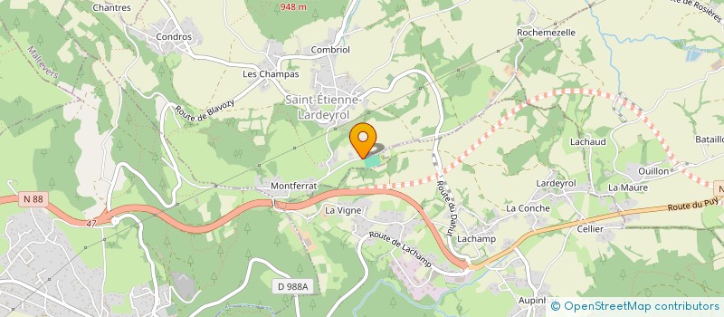 localisation de l'entreprise MADAME MATHILDE BESSET  BLAVOZY