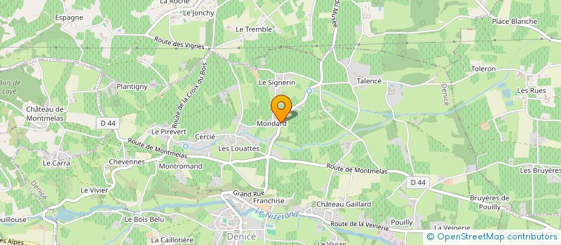 localisation de l'entreprise MADAME MATHILDE BESSON à DENICE