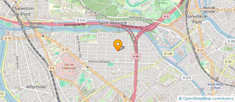 localisation de l'entreprise MADAME MATHILDE BETIS  MAISONS-ALFORT
