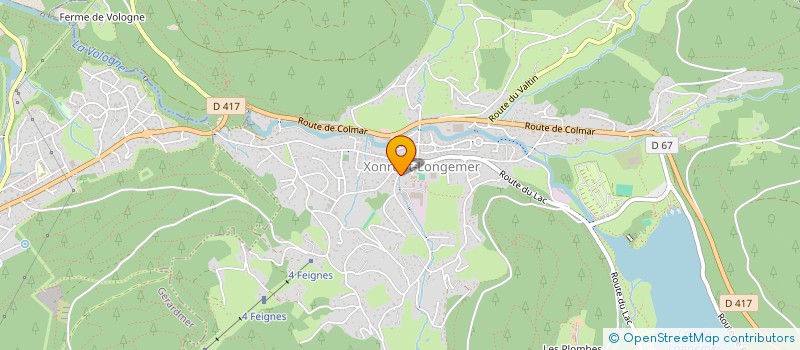 localisation de l'entreprise MADAME MATHILDE BEURNE  XONRUPT-LONGEMER