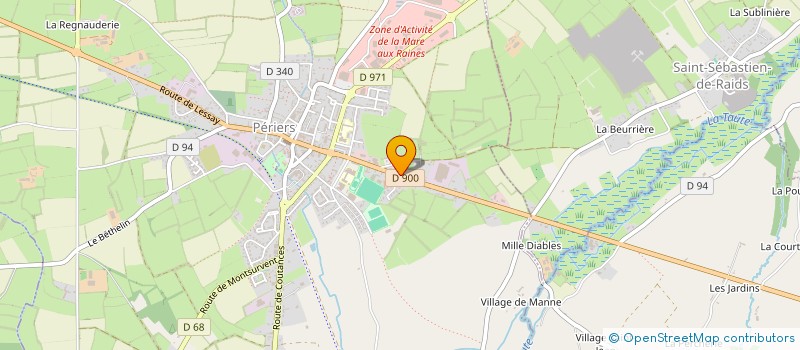 localisation de l'entreprise MADAME MATHILDE BEUVE  PERIERS