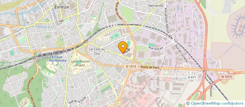 localisation de l'entreprise MADAME MATHILDE BIDAULT  EVREUX