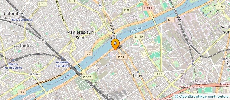 localisation de l'entreprise MADAME MATHILDE BILLERET à CLICHY