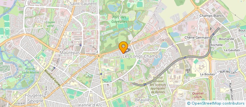 localisation de l'entreprise MADAME MATHILDE BLANCHET  RENNES