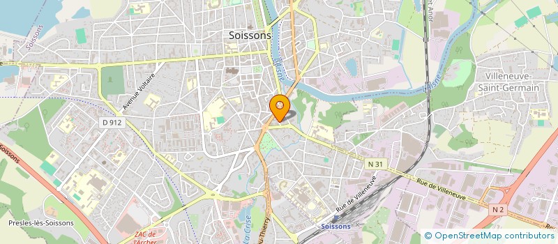 localisation de l'entreprise MADAME MATHILDE BLAVIER à SOISSONS