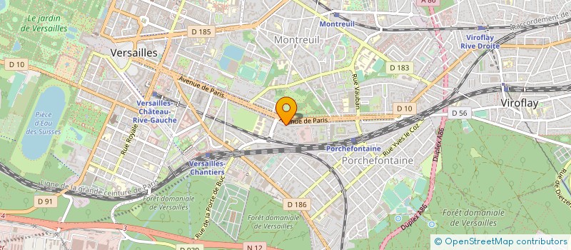localisation de l'entreprise MADAME MATHILDE BLENO à VERSAILLES