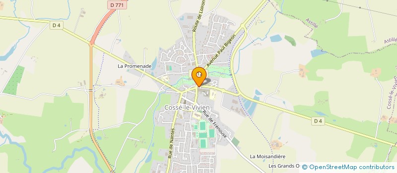 localisation de l'entreprise MADAME MATHILDE BLONDEL à COSSE-LE-VIVIEN