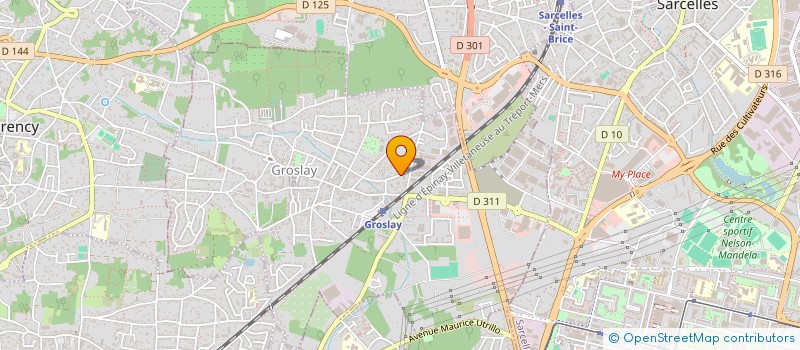 localisation de l'entreprise MADAME MATHILDE BLONDEL  GROSLAY