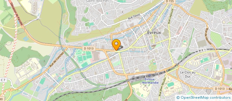 localisation de l'entreprise MADAME MATHILDE BODIN à EVREUX