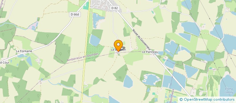 localisation de l'entreprise MADAME MATHILDE BODIN  AMBERIEUX-EN-DOMBES