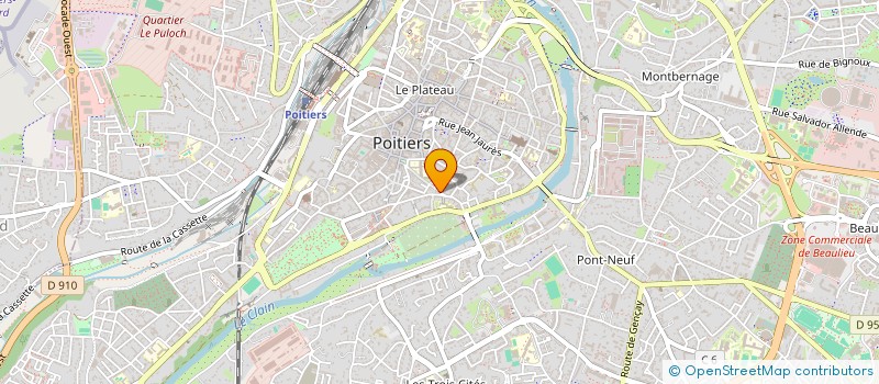 localisation de l'entreprise MADAME MATHILDE BOGNIER  POITIERS