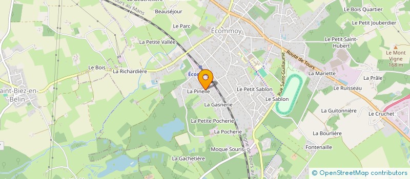 localisation de l'entreprise MADAME MATHILDE BOITEUX  ECOMMOY