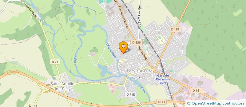 localisation de l'entreprise MADAME MATHILDE BONNARD  PACY-SUR-EURE