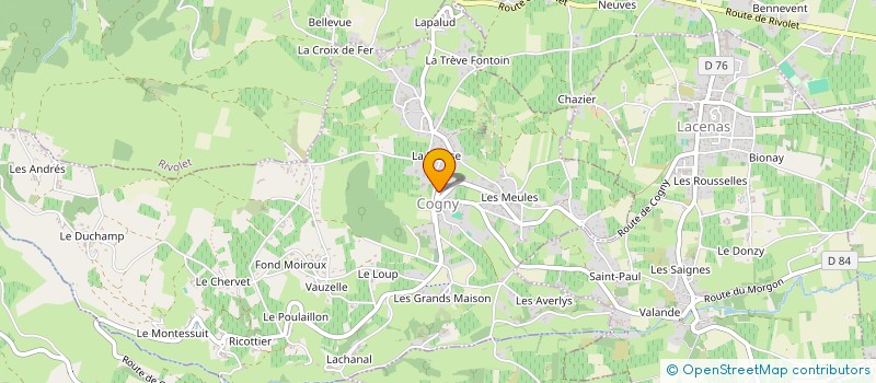 localisation de l'entreprise MADAME MATHILDE BONNEAU  COGNY