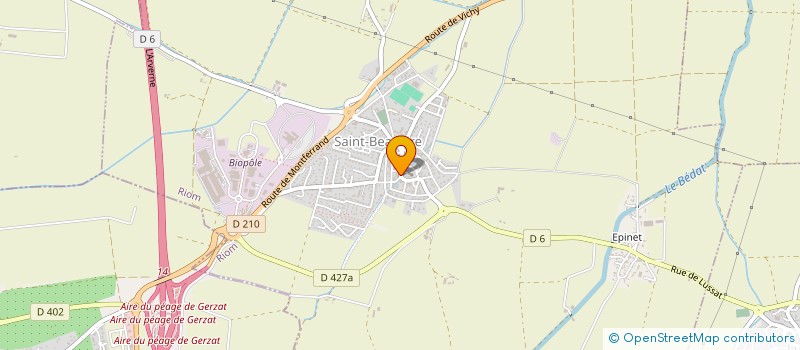 localisation de l'entreprise MADAME MATHILDE BONNEFOY à SAINT-BEAUZIRE