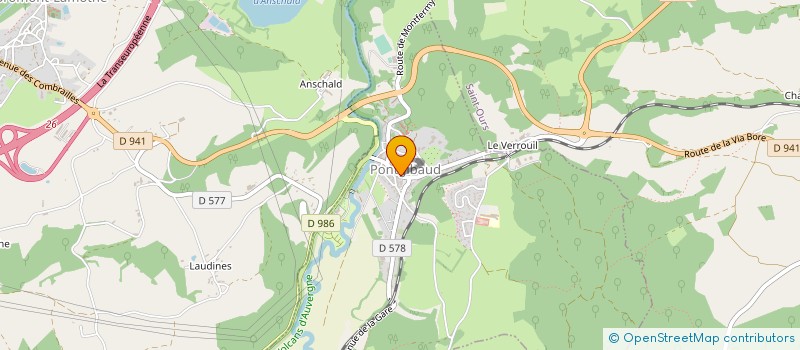 localisation de l'entreprise MADAME MATHILDE BONNICEL à PONTGIBAUD