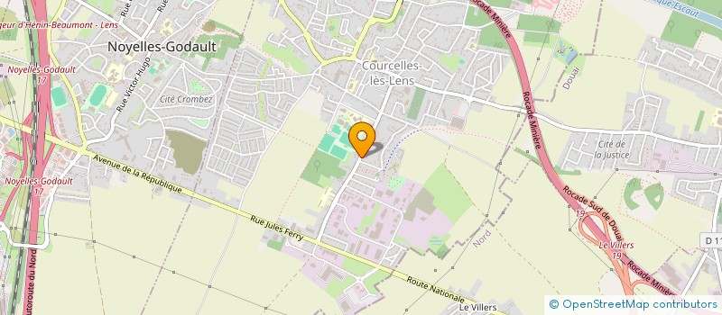 localisation de l'entreprise MADAME MATHILDE BORSKI à COURCELLES-LES-LENS