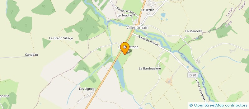 localisation de l'entreprise MADAME MATHILDE BOUCHAUD  VILLEDOMAIN