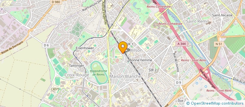 localisation de l'entreprise MADAME MATHILDE BOUCHE  REIMS