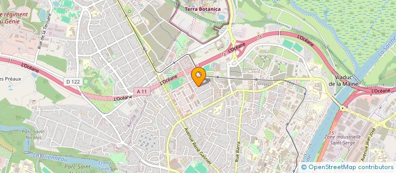 localisation de l'entreprise MADAME MATHILDE BOUCHER à ANGERS