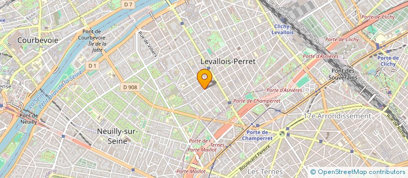 localisation de l'entreprise MADAME MATHILDE BOUCHER à LEVALLOIS-PERRET